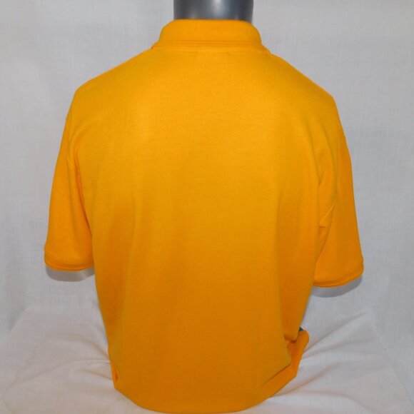 Slazenger Mens 2XL / XXL Orange Green Panther Pique Short sleeve  Polo Shirt - Picture 9 of 10